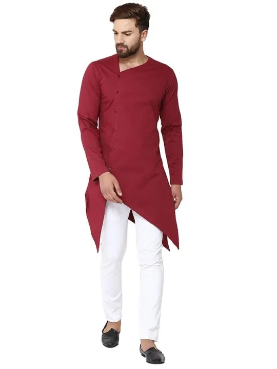 Red%20Stylish%20Kurta%20for%20Men%20-%20Image%203