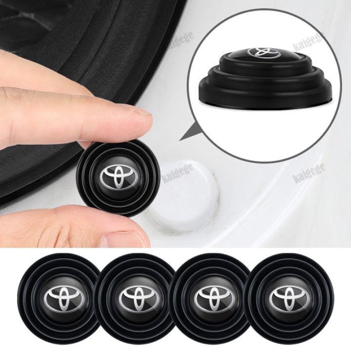 1PCS Car Door Shock Absorber Cushion Gasket Anti-collision Buffer Luminous Silent Pad Sticker for Toyota Corolla Camry