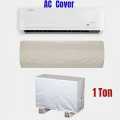 AC Dust Cover for Indoor and Outdoor Units - Silver, 1 Ton to 2 Ton Sizes. 