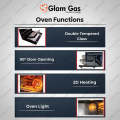 Glam Gas Bake Up Black (Electric) Oven. 