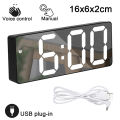 Large LED Digital Wall Clock with Remote Temp Date Week Display Dual Alarms Power Off Memory. 