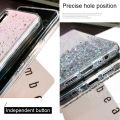 For Realme C25Y / Realme C21Y Cover + Crystal Wrist Strap Fashion 3D Rhinestone Butterfly Shiny Glitter Girls Phone Case Clear Soft Silicone Bumper Shockproof Protective Back Cover. 