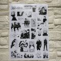 Jujutsu Kaisen Manga Stickers (UNCUT SHEET) for phone case laptop notebook. 