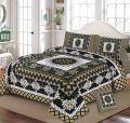 Luxury Bedsheet - 4pc King Size Bedsheet - 3d Crystal Cotton - Bed sheets Double bed King Size with 2 Pillow Covers-. 