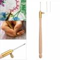 Tambour Hook With 3 Needles Sizes 70 90000 Kit Embroidery Beading Crochet Tool Set-KS. 
