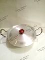 Silver Karahi With Silver lid (metial polish). 