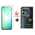 Infinix Hot 11 Play Tempered Glass Screen Protector Polish Glass + 9H Gorilla Flexible Back Camera Protector For Infinix Hot 11 Play. 