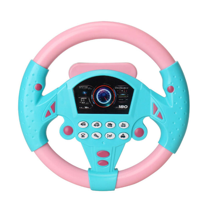 wheel toy Music Simulation Car Steering Wheel Early Educational Intelligent for Kids Child Children Boy Electronic steering kereta mainan