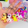 My Little Pony 3D Silicone Keychain Pendant Key Ring Toy Figure Girl and Boy Birthday Xmas Gift Twilight Sparkle Rainbow Dash Animation Peripheral Kawaii PVC Pendant Creative Key Chain Nature Action Doll Fluttershy Twilight Sparkle Pinkie Pie Toy Keychain. 