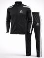 DriFit Poly Resin Men's Athletic Tracksuit Jacket & Trousers Set - New, Breathable, Comfortable Outdoor Sportswear. 