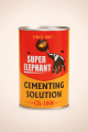 Cementing Solution Super Elephant CR-1000 Adhesive Glue 800ml. 