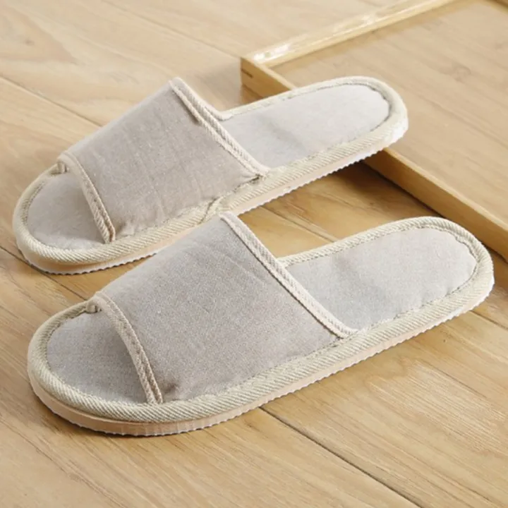 Open%20Toe%20Breathable%20Slippers%20Linen%20Thick%20Bottom%20Non-slip%20Washable%20Leisure%20Shoes%20Casual%20Hotel%20Home%20Four%20Seasons%20Couples%20Slippers%20-%20Image%203