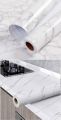 60cm × 200cm Self Adhesive Black / White , Black Gold Marble Sheet for Kitchen - Anti Oil and Heat Resistant Wallpaper. 