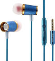 Gold Metal Dm1 In-Ear Earphone Headset In-Ear Earphone With Mic 2 Colors Gaming Headset Colorful Headset. 