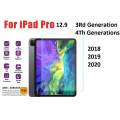For Apple iPad Pro 12.9 Screen Glass Protector 2018, 2019 2021 2022 2024  Without Home Button. 