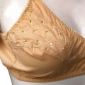 Classic Cotton Fashion Bras for Women and Non wired Brassiere For Summer with Chikan Embroidery. 