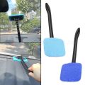 Car Window Cleaner Brush Kit Windshield Cleaning Tool Car Inside Interior Washer Auto Glass Dust Wiper Car Clean Accessories. 