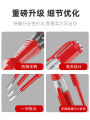 Delixi 877 electric test pen electrician special high-brightness detection breakpoint zero line fire wire home induction test pen. 