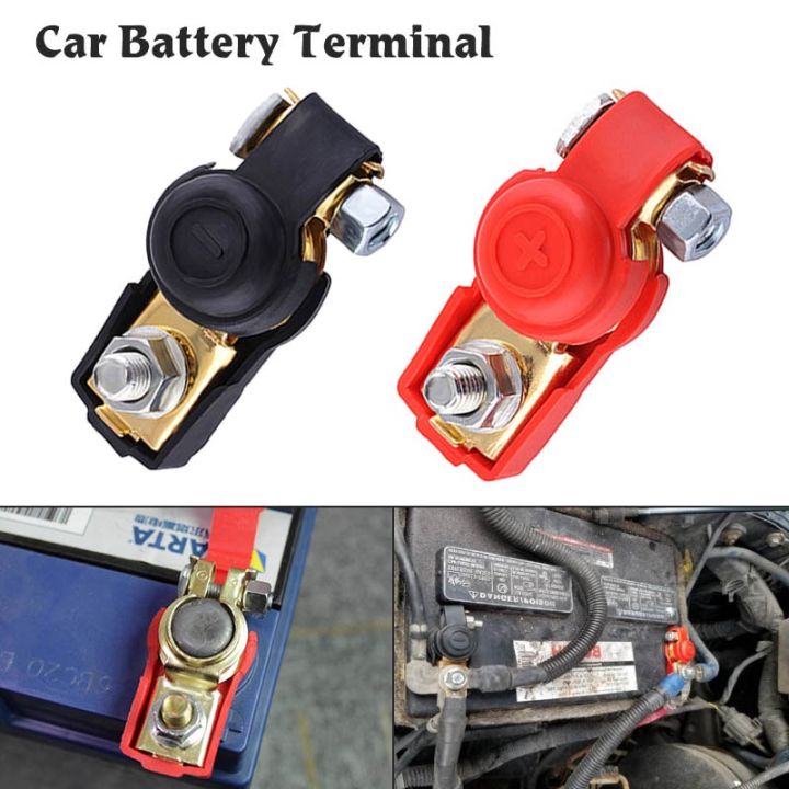 BATTERY TERMINAL CLAMP CLIPS CONNECTER 2 PCS 12V