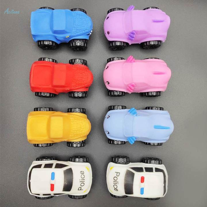 Push and Go Car Creative Cute Mini Toy Car for Kindergarten Boys Girls Baby