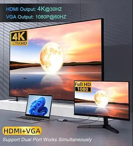 TYPE%20C%20to%20HDMI%20Adapter,%20TYPE%20C%20to%20VGA%20Adapter,%204-In-1%20HUB,%20TYPE%20C%20to%204k%201080P%20HDMI/VGA/USB%203.0/PD100w%20Charging%20Multiport%20Hub%20Adapter%20For%20Nintendo%20Switch/Macbook%20Pro/Air/Ipad%20Pro/Dell%20Xps/Monitors/Samsung%20-%20Image%206