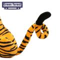 Green forest Animal Plush Doll Built-in Plastic Steel Cute Stuffed Tiger Cat Puppy Lion Toy. 