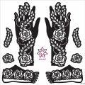 Bridal Mehndi Design Stencils Hand and Foot, mehndi stickers. 