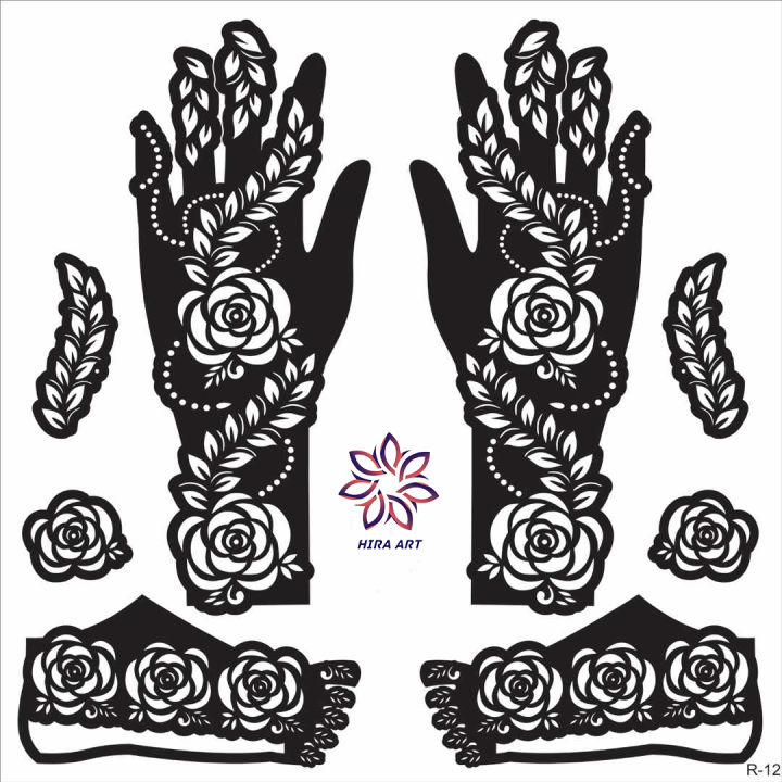 Bridal%20Mehndi%20Design%20Stencils%20Hand%20and%20Foot,%20mehndi%20stickers%20-%20Image%203