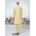 Khola Premium | Gulnaar Edition | Luxury Embroidered 2 Piece Stitched Lawn Suit - Lemon Yellow - Summer-Season Ready to Wear Collection 2026 - Premium Stitched Dresses for Woman & Girls - Elegant Summer & Eid Wear. 