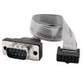 Ribbon Cable-1 x IDC Ribbon Cable-gray,black. 