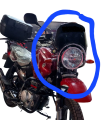 Yamaha YBR 125G Unbreakable Windshield Glass Visor Black Color Smoke Color Unbreakable Windshield. 