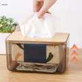 Tissue Dispenser with Spring Tissue Box Spring Support Automatic Lifting Spring Loaded Tissue Box for Home Living Room Night Stand Office. 
