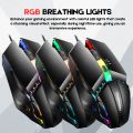 RGB Optical Gaming Mouse with FREE Mouse Pad | Wired USB Computer Mouse for PC & Laptop | 7 Color Breathing LED Lights | High Speed Scrolling Mouse for Minecraft & Office Work | Ergonomic Design - One Click-Pick. 