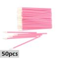 CNKESS Wholesale 50pcs Disposable Cosmetic Lip Brush Lipstick Lip Glossy Wands Pen Cleaner Applicator Makeup Brushes Tools. 
