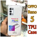 New OPPO Reno 5 Back Cover Case | Shockproof Soft TPU Case | Cushioned Edges for Ultimate Protection (Transparent). 