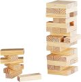 Jenga Timber Tower Wooden Stacking Blocks 54 Piece Classic Wooden Blocks for Building, Toppling and Tumbling Games Size : 9.9 x 3 x 3 Inches. 