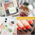 12 Sheets Letter Resin Stickers, Small Alphabet Number Stickers, Alloy, Self Adhesive, Gold and Silver, 3mm/4.5mm Tall. 