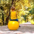 Skippy Ball 45cm Bouncing Ball for Kids Space Hopper Ball Outdoor Indoor Toy for Kids Children Birthday Gift Ages 3 and Up for Boys and Girls Note Random Color and Design will be sent. 