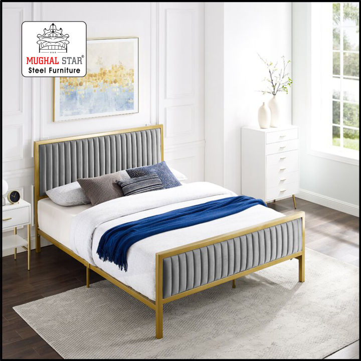 Super%20Delux%20Bed%20Grey,%20Iron%20Bed,%20Double%20Bed,%20Mughal%20Star%20Steel%20Furniture%20-%20Image%203