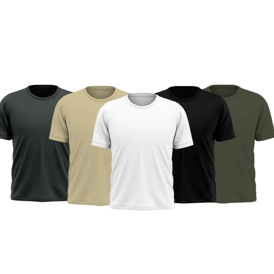 Pack of 5 Plain Half Sleeves T-shirt For Men | Daraz.pk