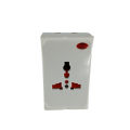 Round 3 Pin Multi Plug & Socket 15amp White - Brand Quality. 