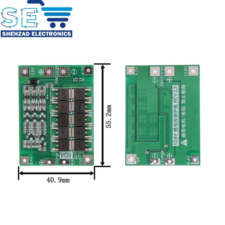 BMS%203S%2040A%2012V%20Li-ion%20Lithium%20Battery%20Charger%20Balance%20Version%20Protection%20Board%2018650%20-%20Image%203