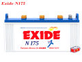 Exide Battery N175 - 12 Volt - 19 Plates 125-AH/ Deep Cycle Heavy Duty 12 Volts Recommended For, Ups Inverter and Solar Battery. 