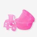 Diamond Transparent Bathroom Set (5 Pieces). 