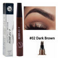 TINT MY 4-TIP BROW Liquid Eyebrow Pencil Waterproof Microblading Fork Tip Fine Sketch Eye Brow Tattoo Tint Pen Korean Cosmetics Feeoi Freeio. 