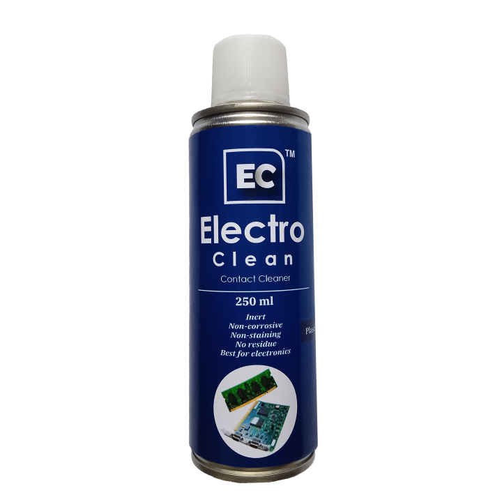 Contact Cleaner 250ml - Dry - Best for Electronic Equipments - Electrical and Electronic Contacts - For PC Ports, Connectors - Removes Dust and Contaminants