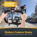 Zeadio Camera Smartphone Stabilizer, Foldable Handle Grip Handheld Video Rig, Compatibility with All Camera, Camcorder, Action Camera, DSLR and All iPhone and Android Smartphones. 