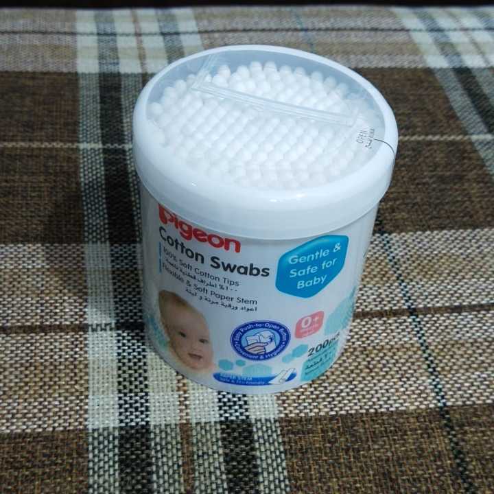 Pigeon%20Cotton%20Swabs%20For%20your%20baby%20comfort%20%20200pcs%20-%20Image%202