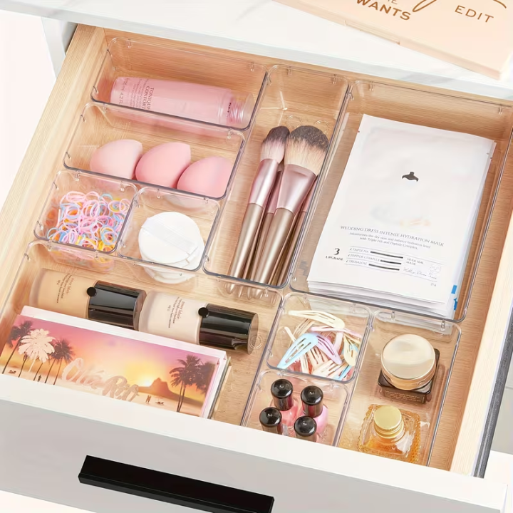 Transparent%20Plastic%20Box%20Drawers%20Organizers%20%E2%80%93%20Imported%20Makeup%20Holder%20Box%20for%20Makeup,%20Jewelry%20,%20Dressing%20or%20Kitchen%20,%20Home,%20Stationary%20Desk%20Use%20-%20Image%203