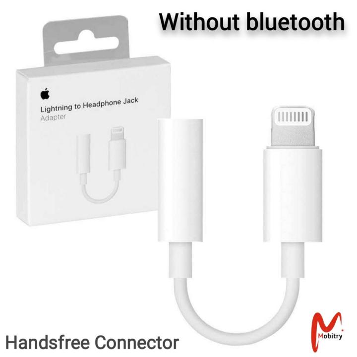 IPhone Original Aux Audio Converter Lightning To 3.5 mm Headphone Handsfree Adapter for iPhone, iPhone 7,8, & iPhone X, X Max
